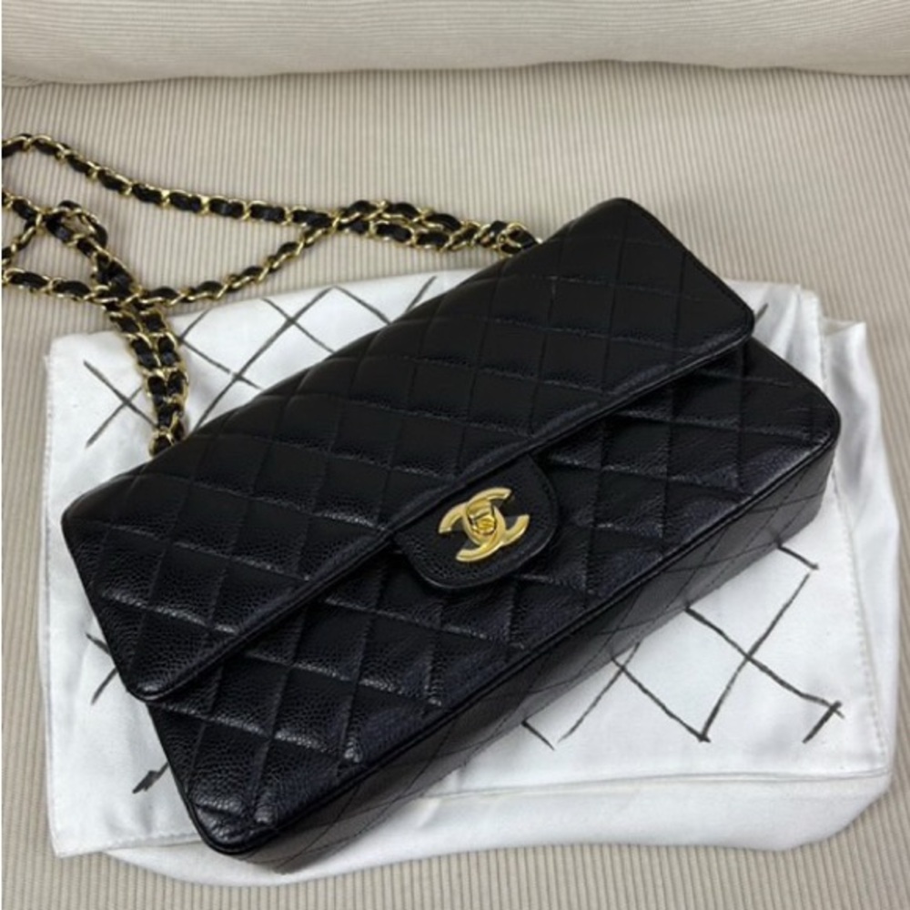 CHANEL Medium Classic Flap with Gold Hardware